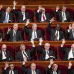 LDS members of the 70 sustaining votes