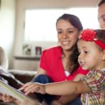 family doing a come follow me study together
